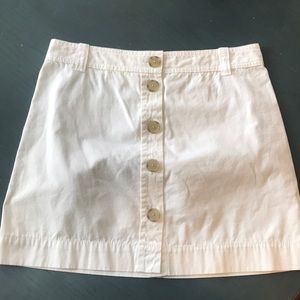 J Crew Cotton Mini Skirt